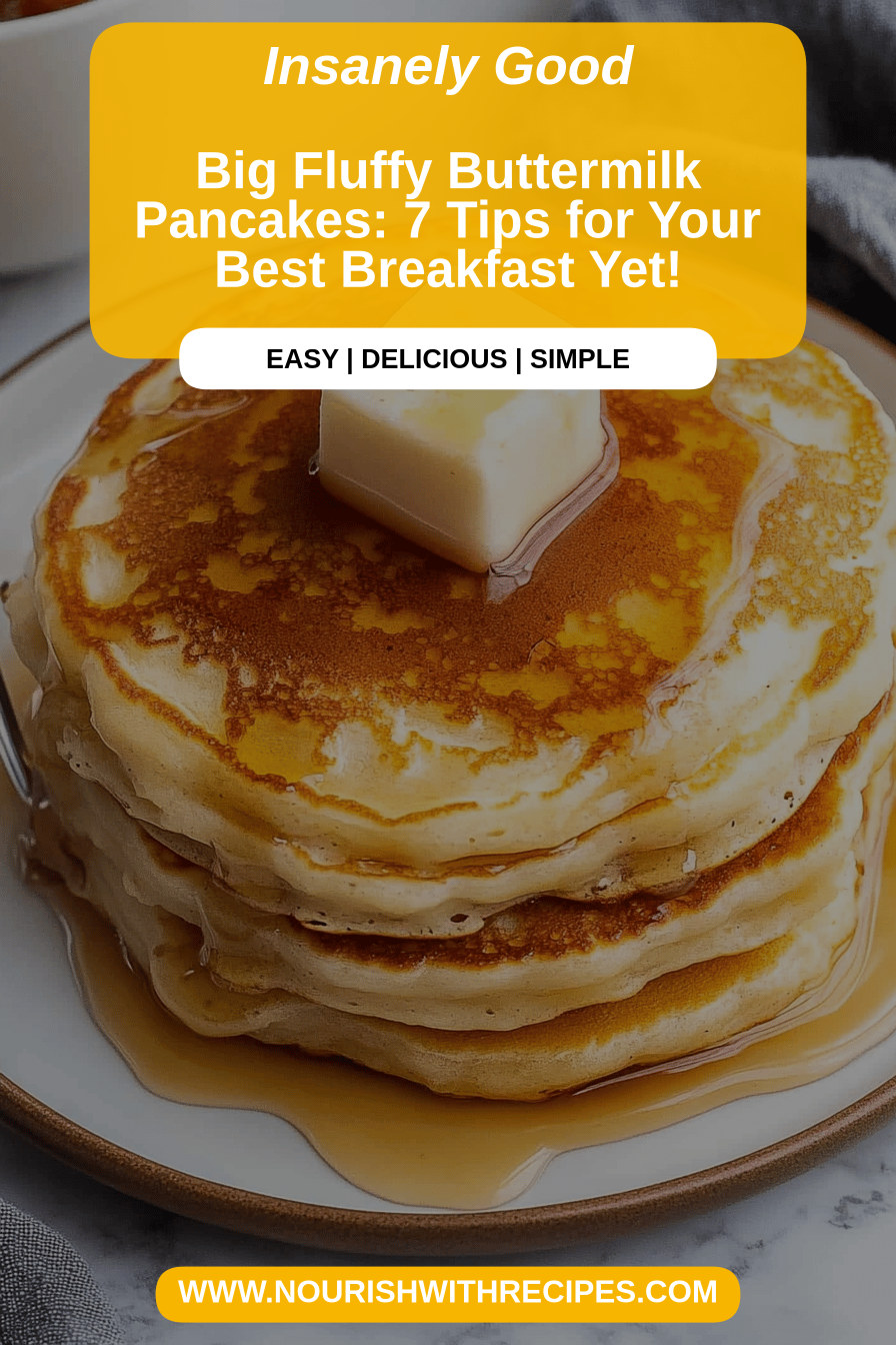 Buttermilk Pancakes final dish beautifully presented and ready to serve