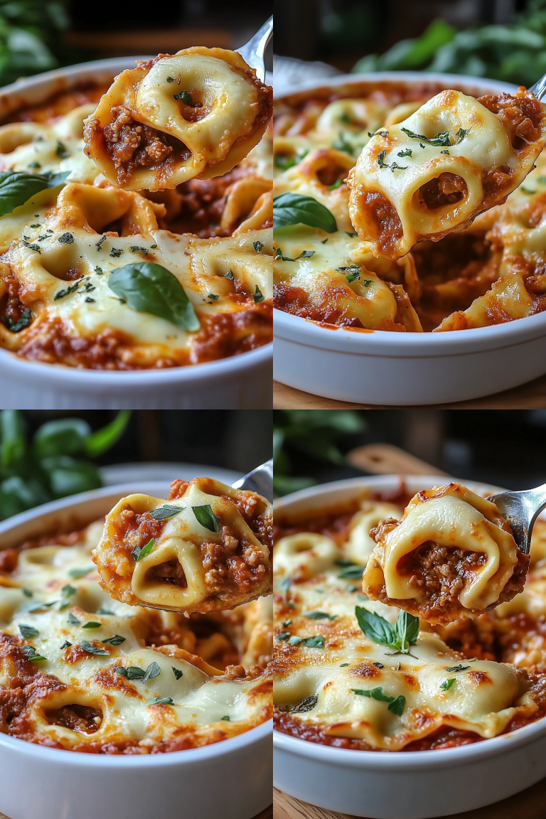 Cheesy Baked Tortellini