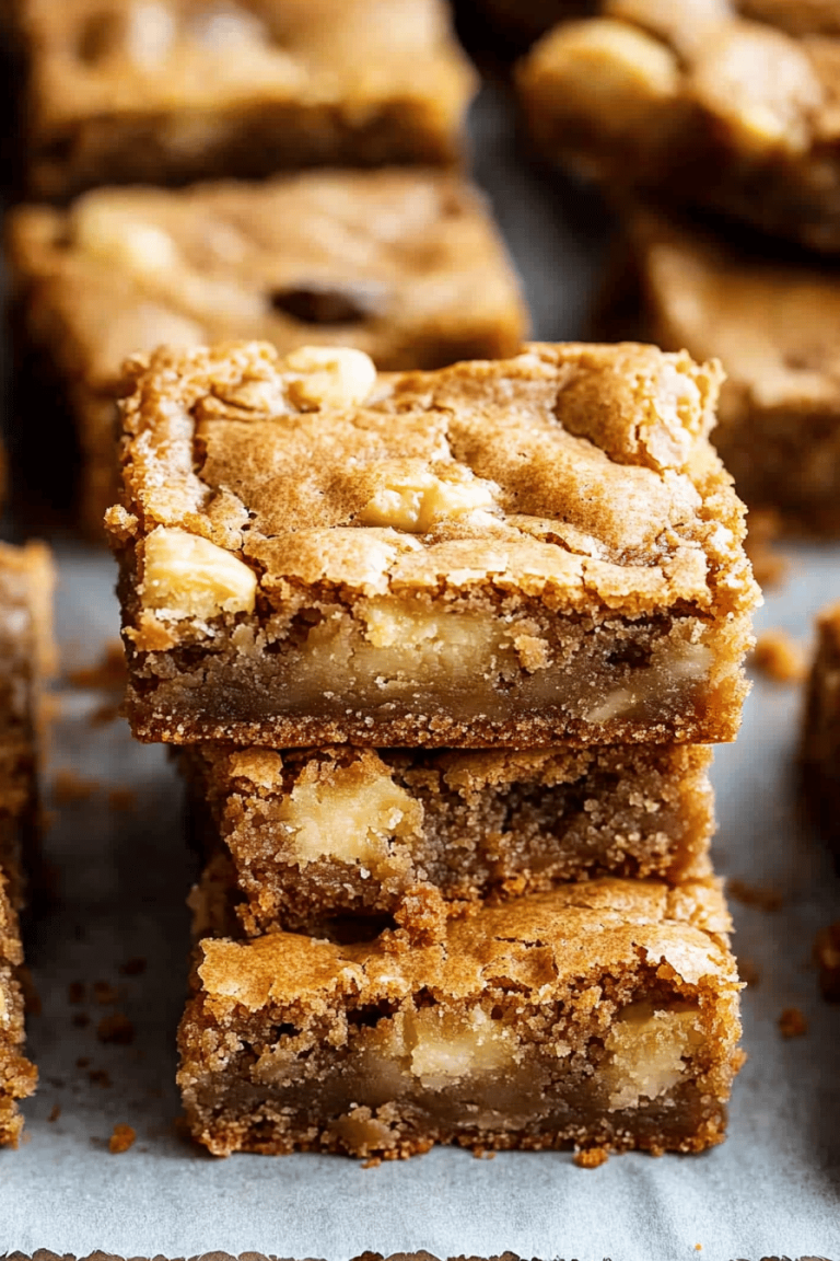 Chewy Blondies Recipe