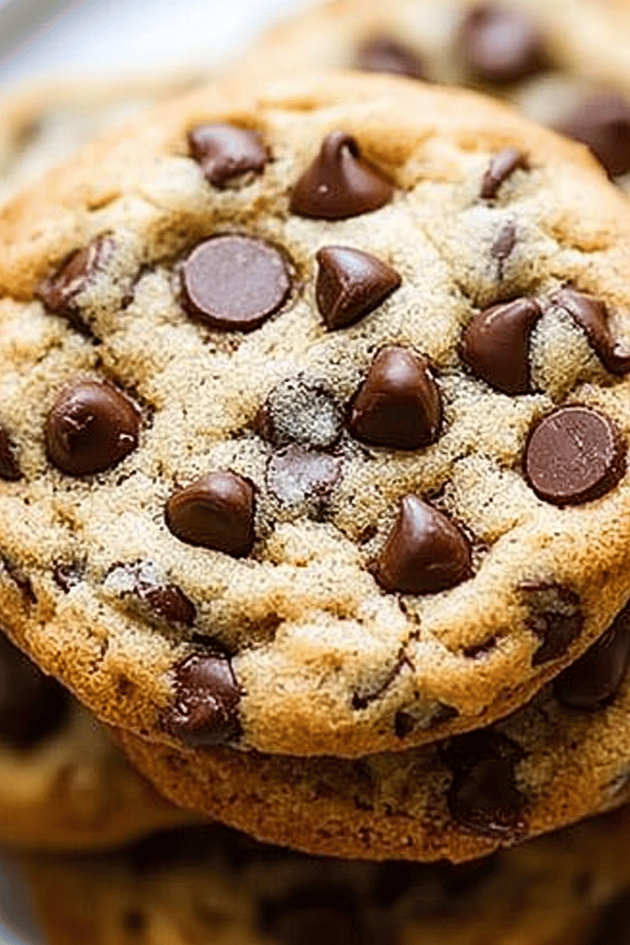 Chocolate Chip Cookies Recipe ingredients organized and measured on kitchen counter