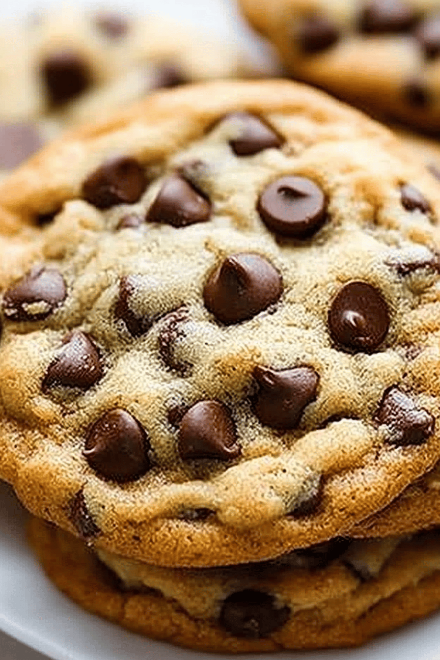 Chocolate Chip Cookies Recipe ingredients organized and measured on kitchen counter