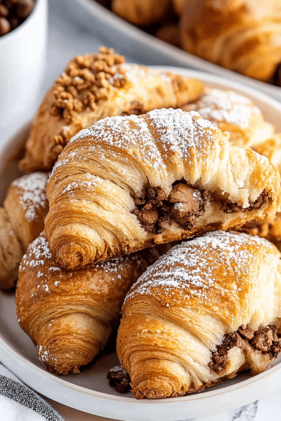 Cookie Croissant Craze ingredients organized and measured on kitchen counter