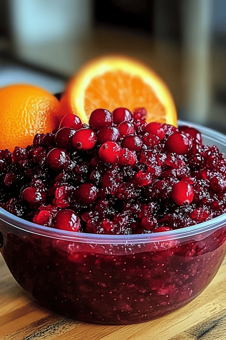 Cranberry Orange Relish Recipe