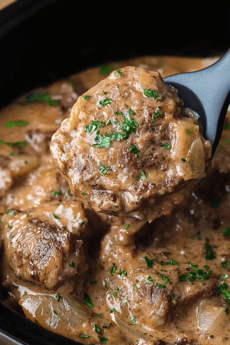 Crockpot Cubed Steak