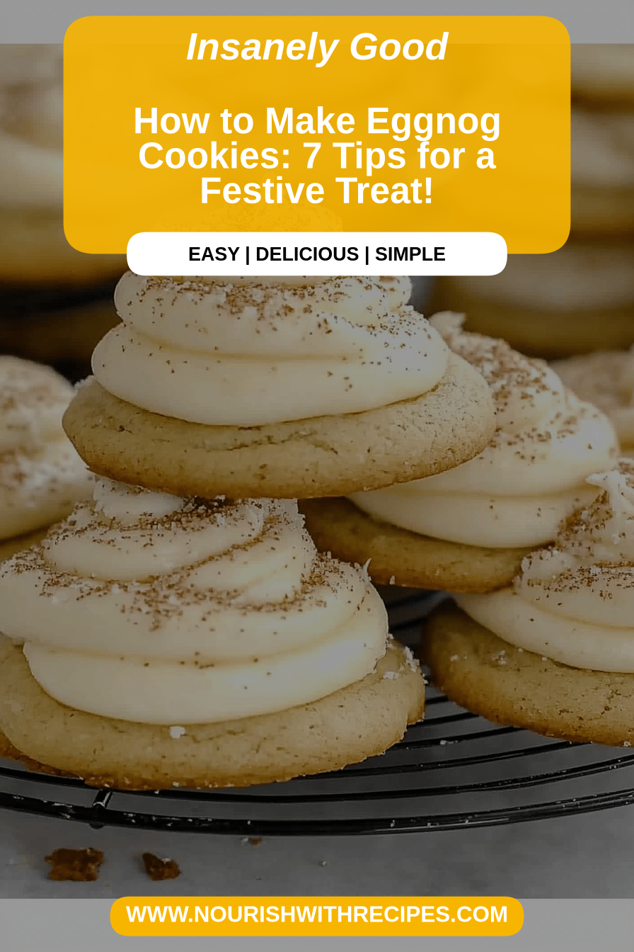 Eggnog Cookies final dish beautifully presented and ready to serve