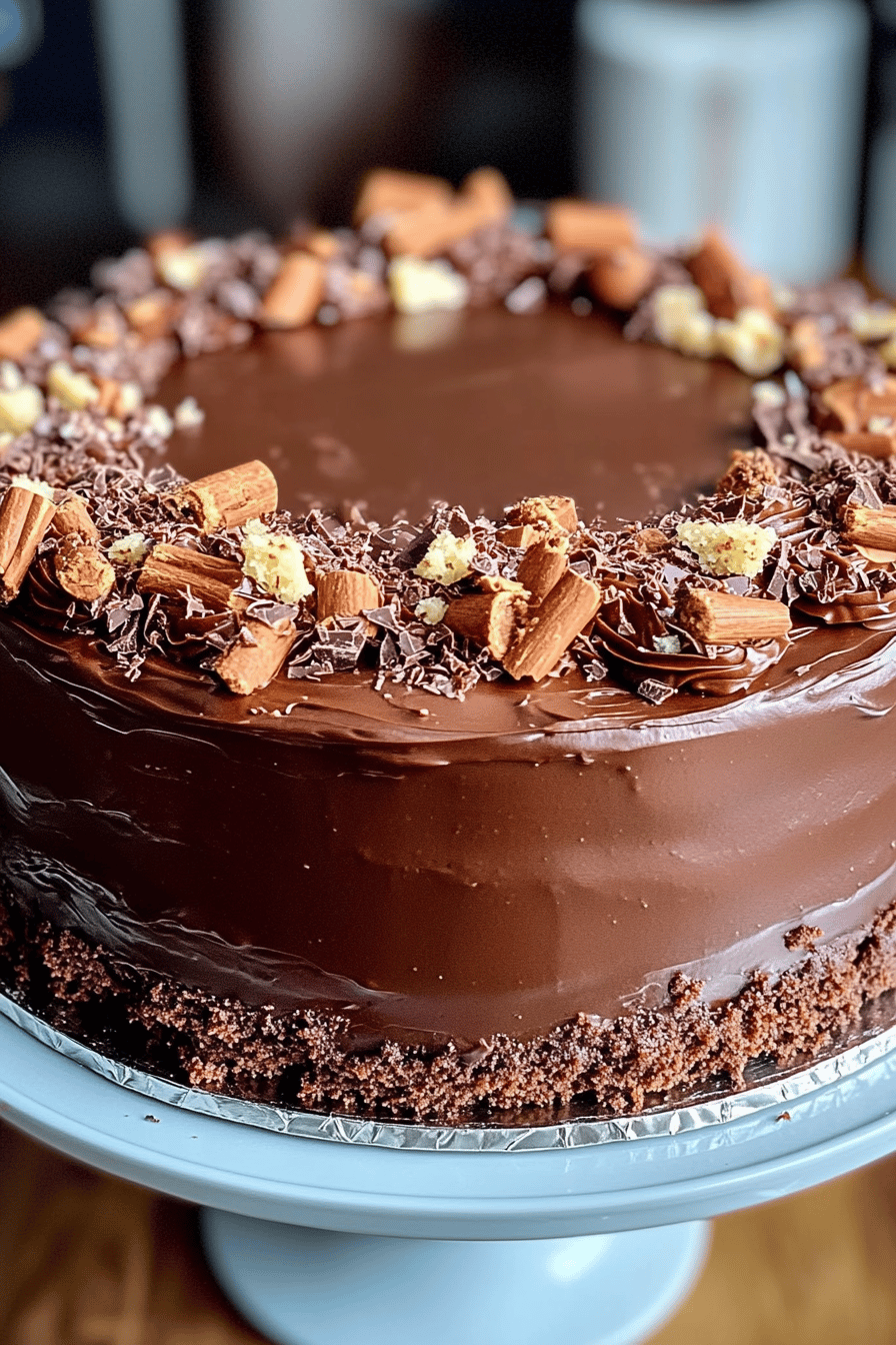 German Chocolate Cake slice on plate showing perfect texture and swirl pattern