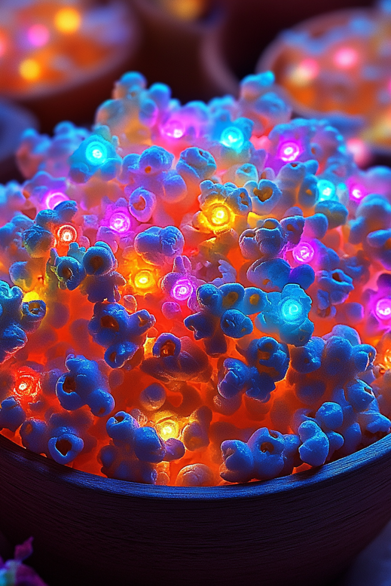 Glow Galaxy Neon Popcorn