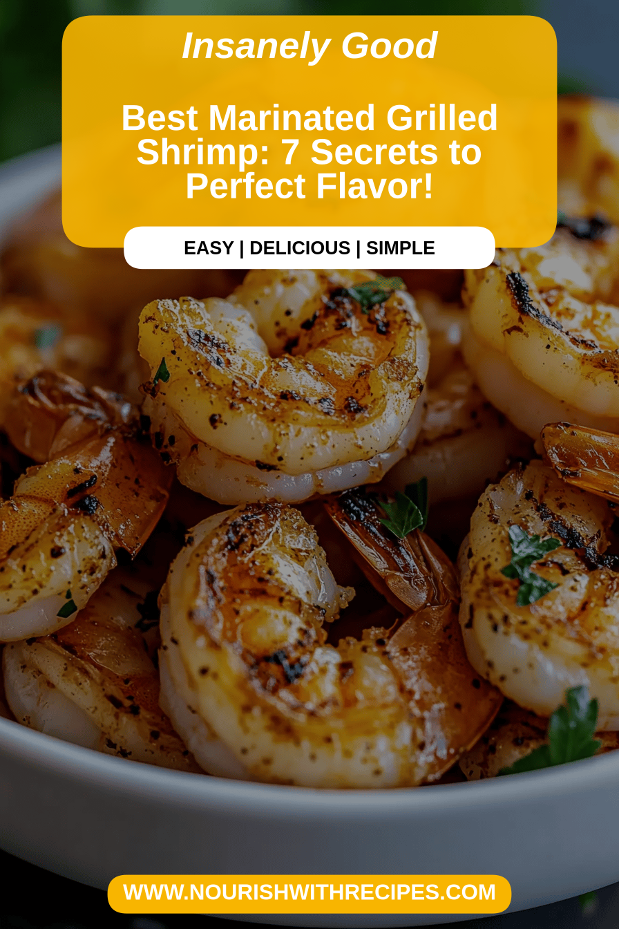 Grilled Shrimp Recipe final dish beautifully presented and ready to serve