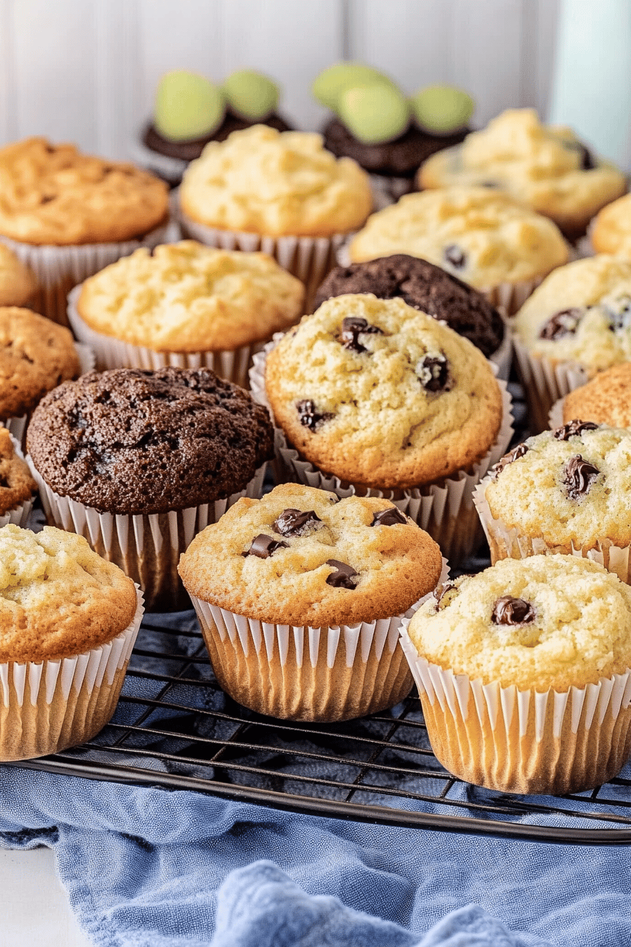 Homemade Muffins Recipe slice on plate showing perfect texture and swirl pattern