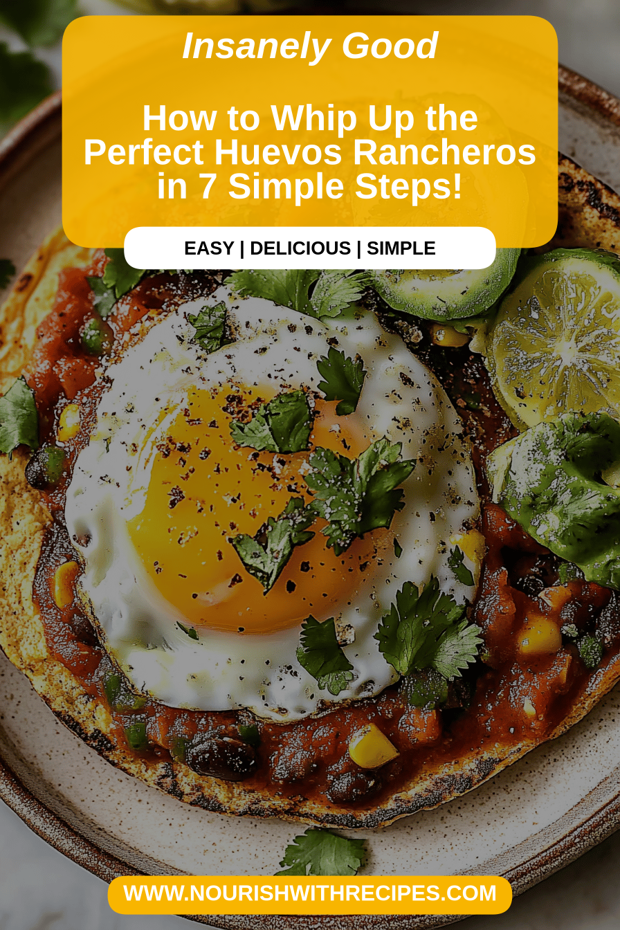 Huevos Rancheros Recipe final dish beautifully presented and ready to serve