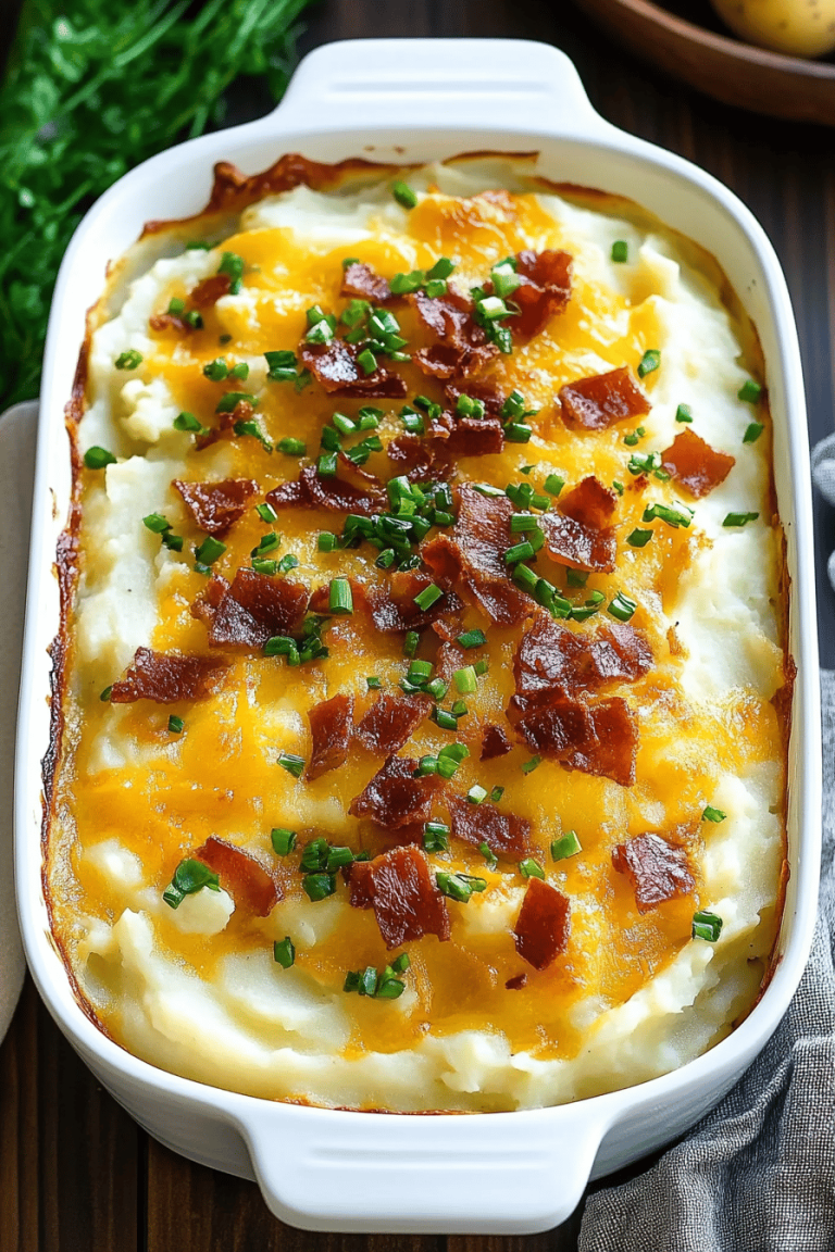 Loaded Mashed Potato Casserole