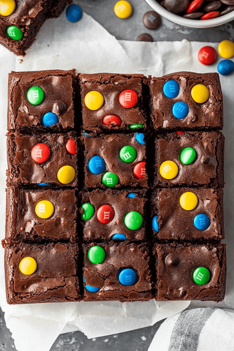 M&M Brownies Recipe
