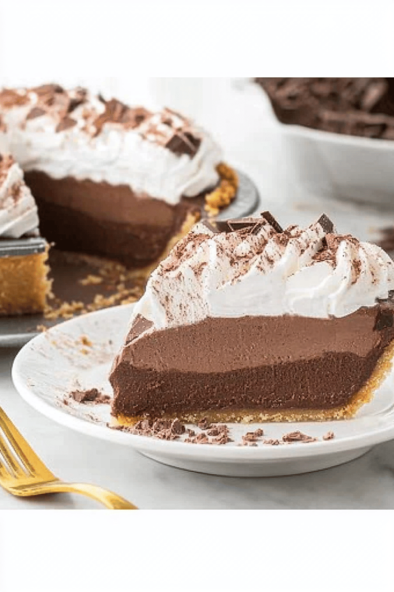 No-Bake Chocolate Pudding Pie