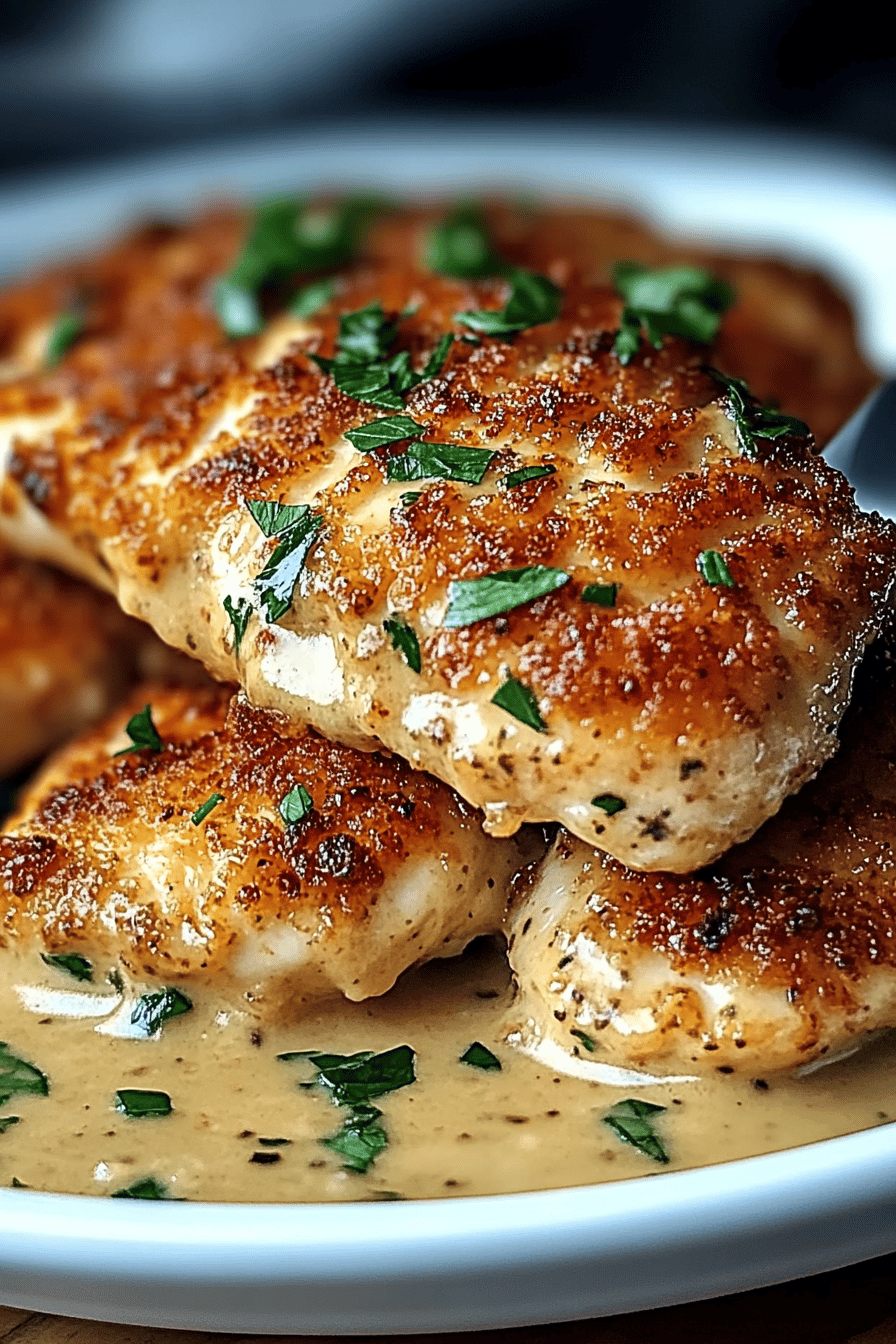 Parmesan-Crusted Chicken ingredients organized and measured on kitchen counter