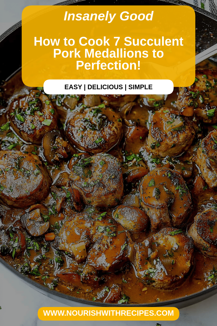 Pork Medallions Recipe final dish beautifully presented and ready to serve