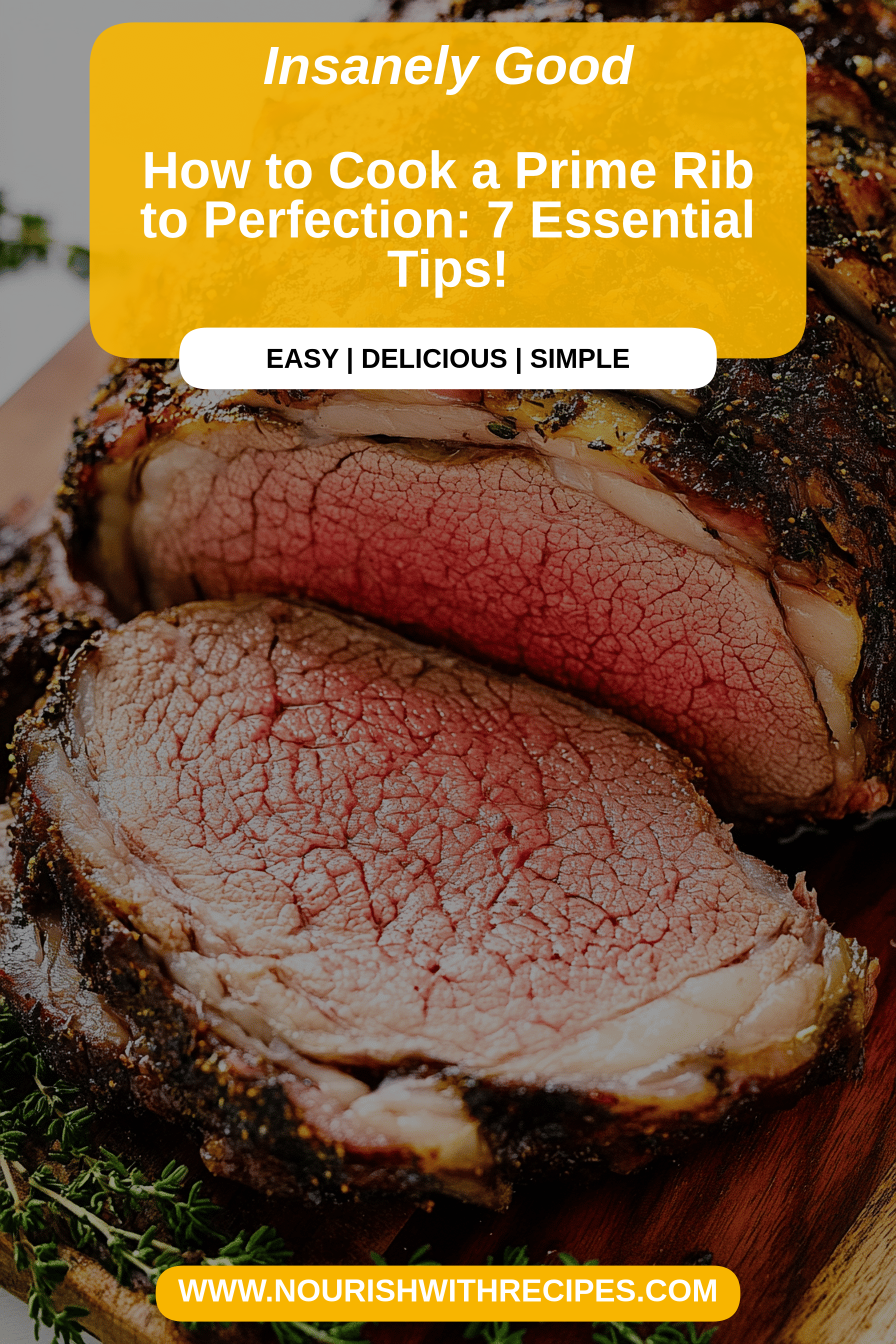 Prime Rib Cooking Tips final dish beautifully presented and ready to serve