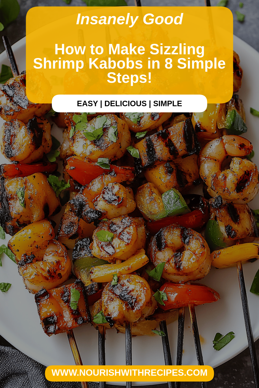 Shrimp Kabobs Recipe final dish beautifully presented and ready to serve