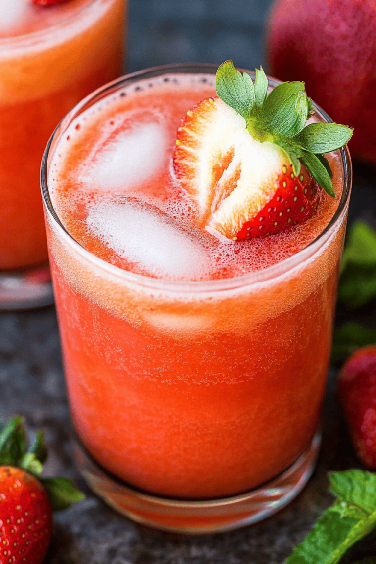 Strawberry Mango Agua Fresca