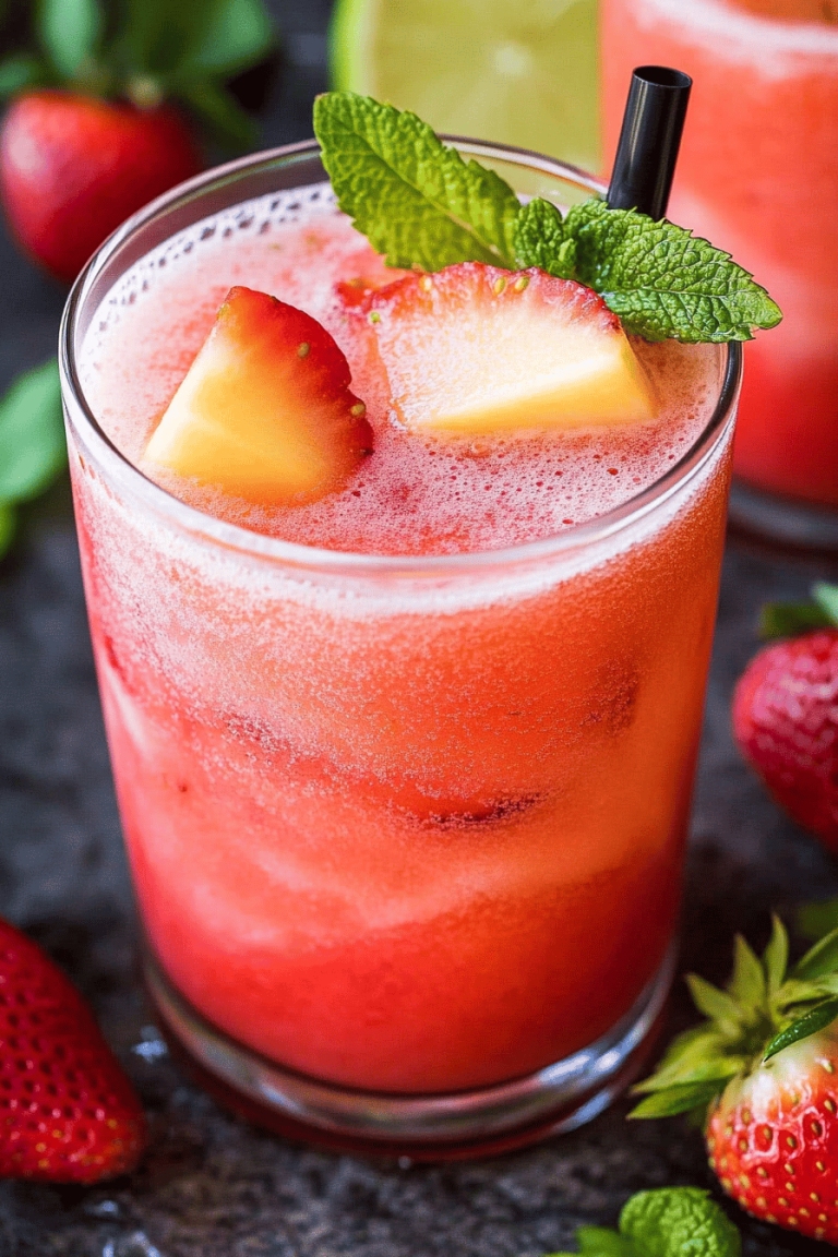 Strawberry Mango Agua Fresca