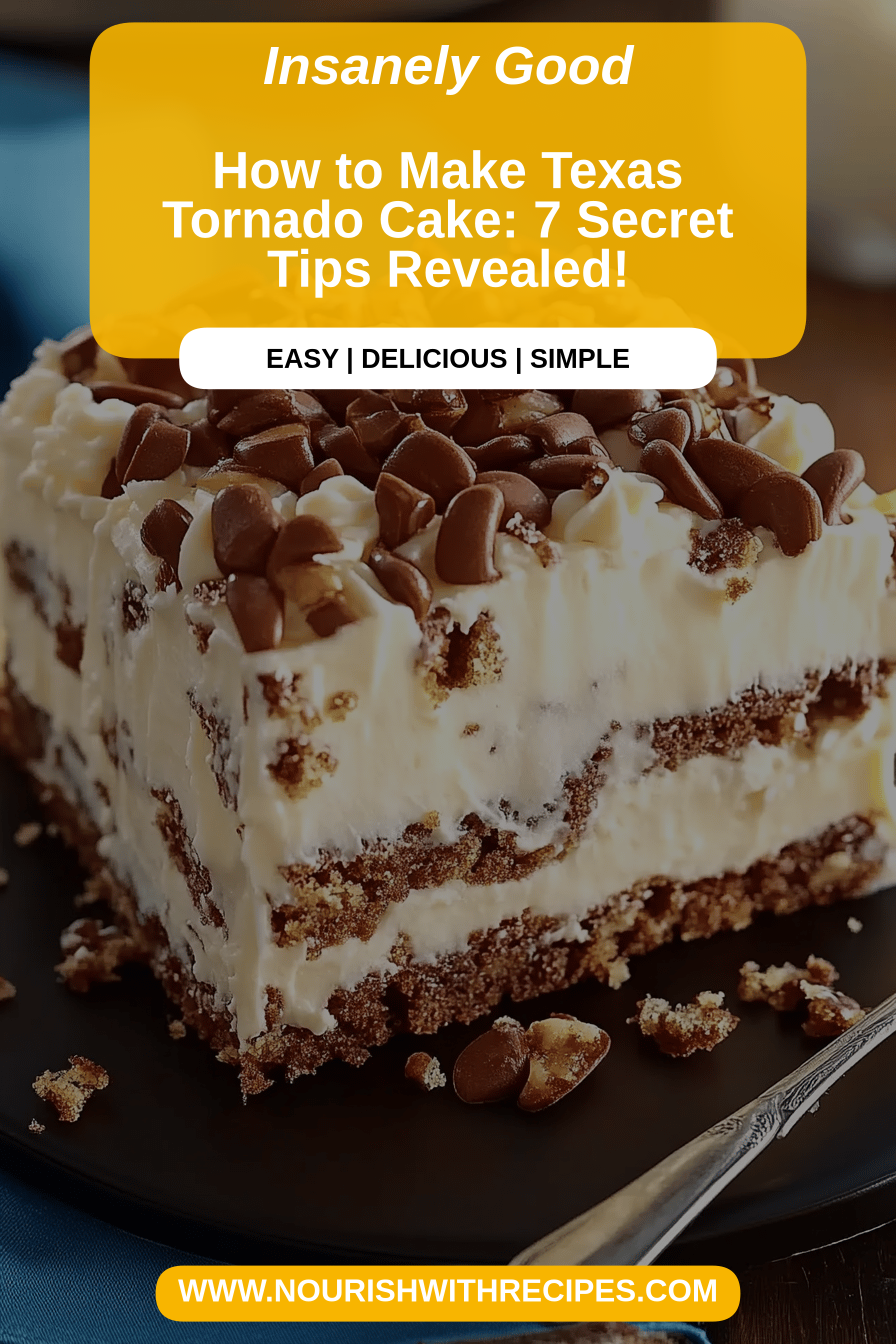 Texas Tornado Cake final dish beautifully presented and ready to serve