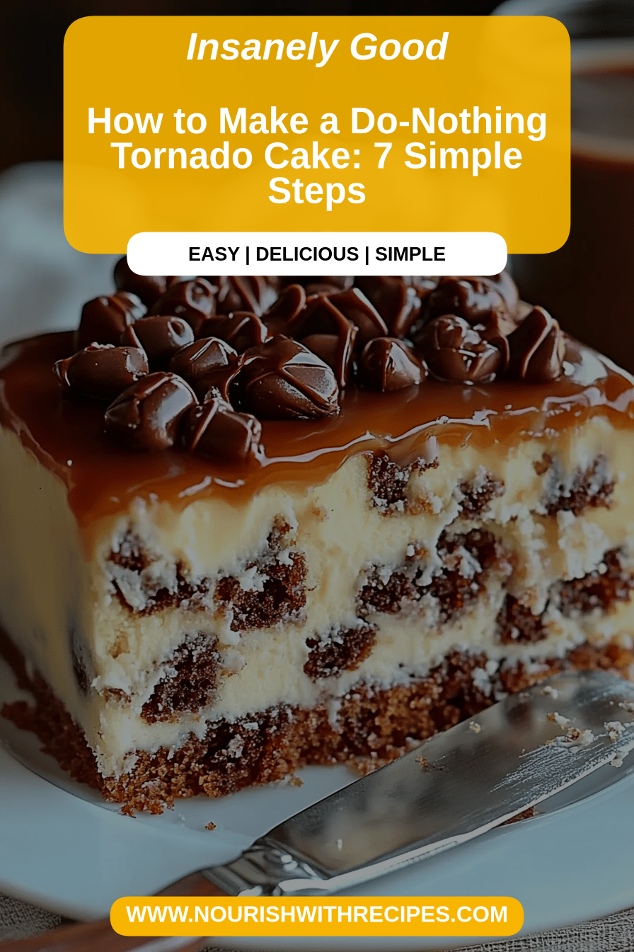 Tornado Cake Recipe final dish beautifully presented and ready to serve