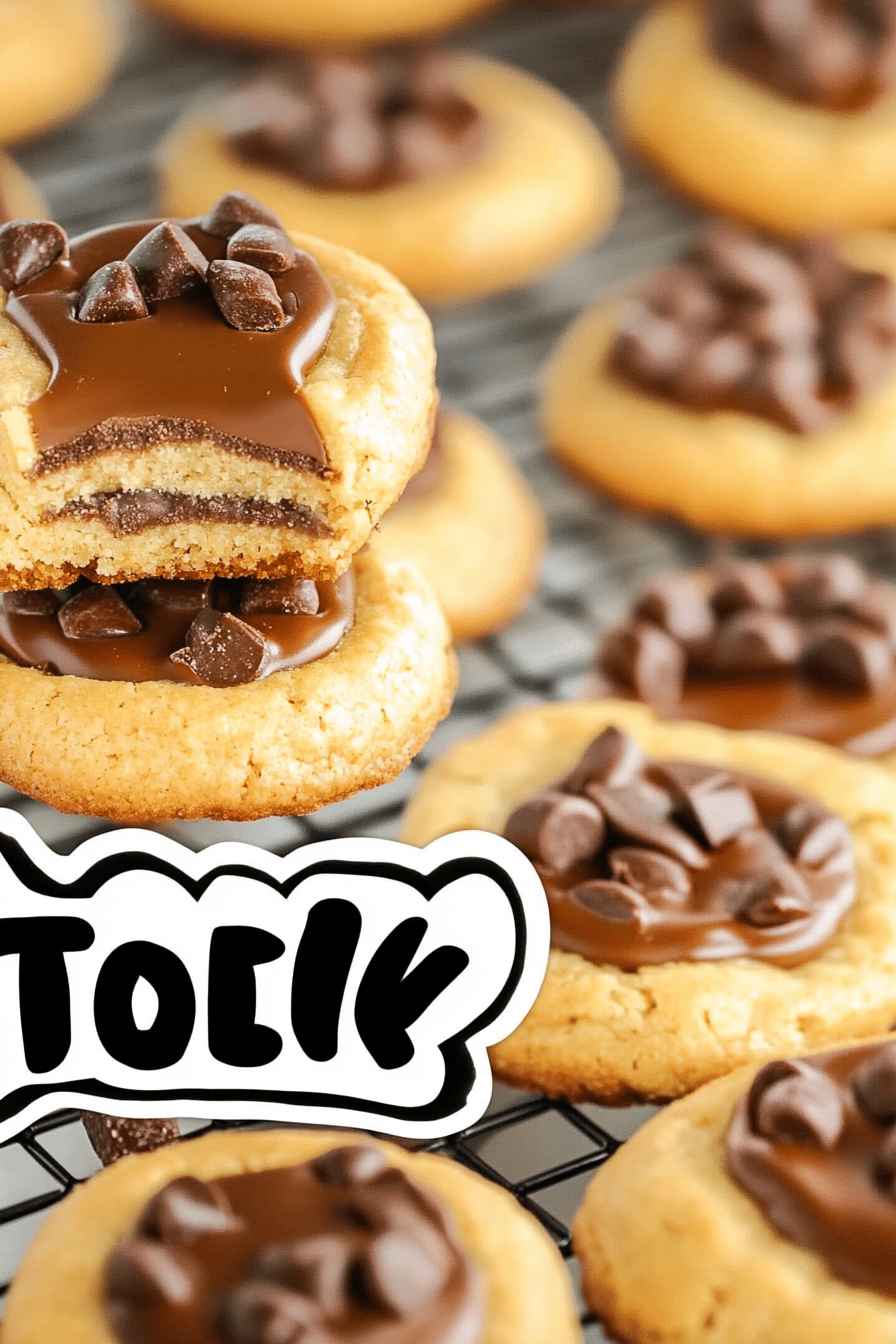 Twix Cookies Recipe ingredients organized and measured on kitchen counter