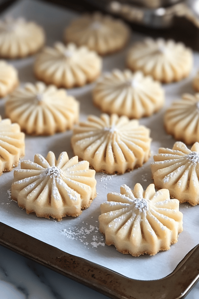Whipped Shortbread Cookies
