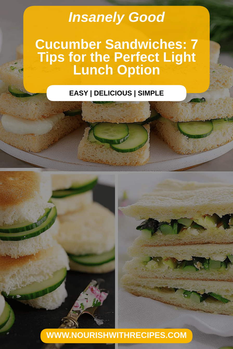 cucumber sandwiches final dish beautifully presented and ready to serve