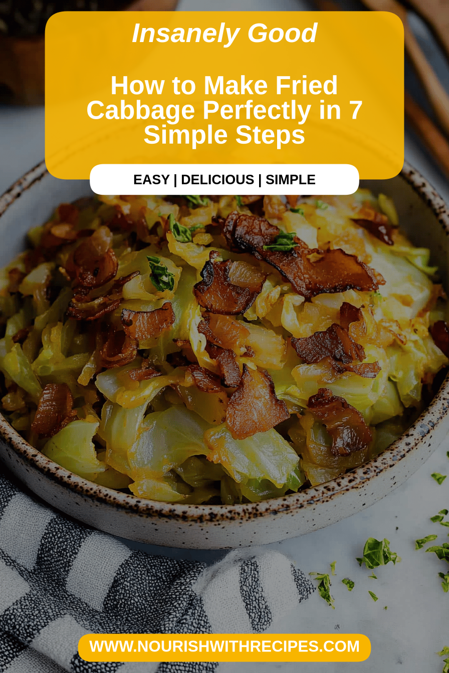fried cabbage recipe final dish beautifully presented and ready to serve