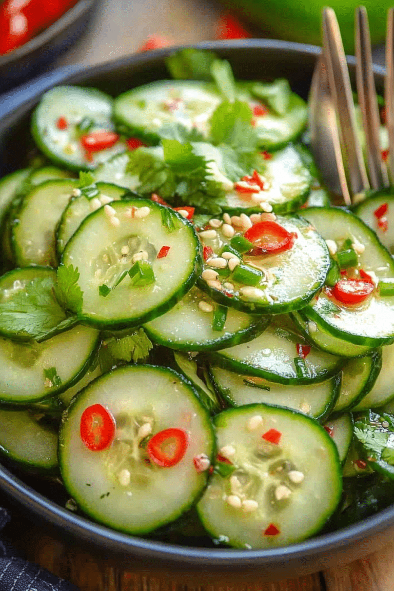Asian Cucumber Salad