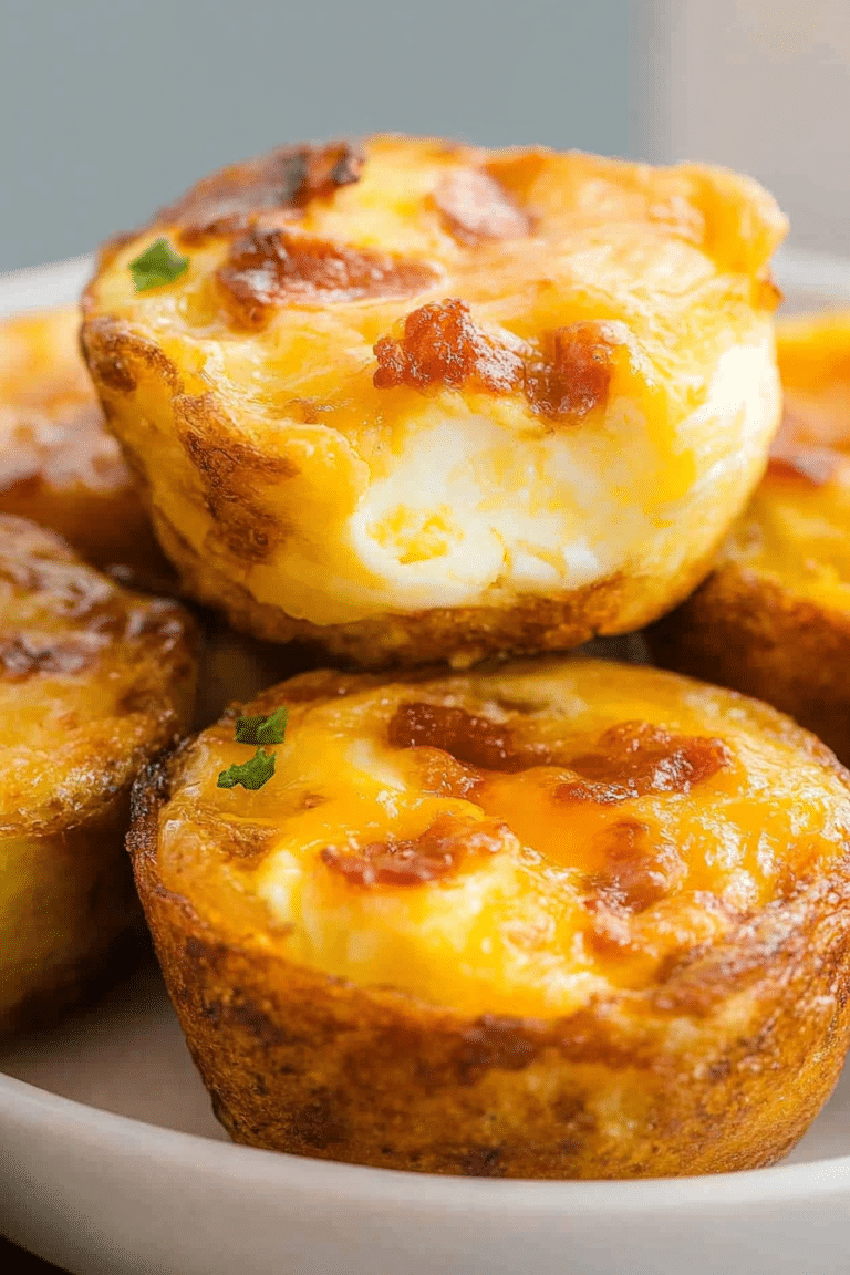 Bacon Cheese Egg Bites