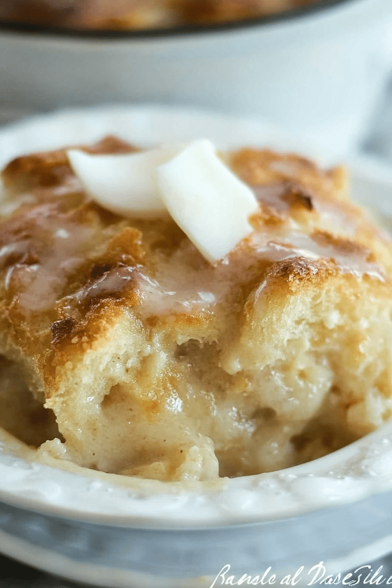 Coconut Cream Bread Pudding