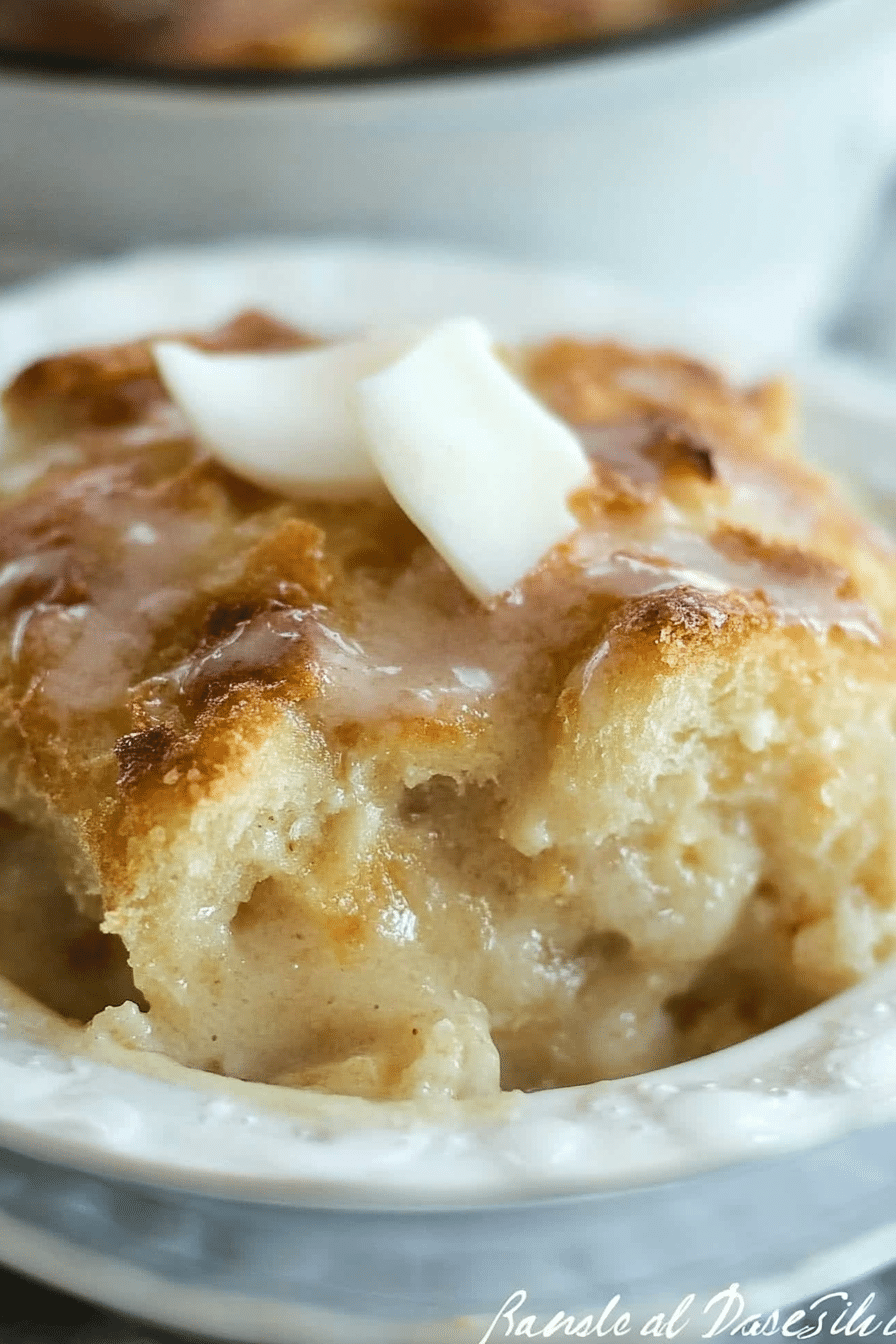 Coconut Cream Bread Pudding