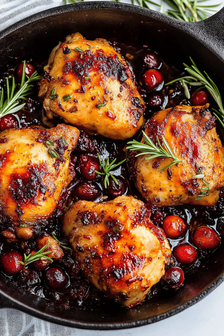 Cranberry Chicken Recipe