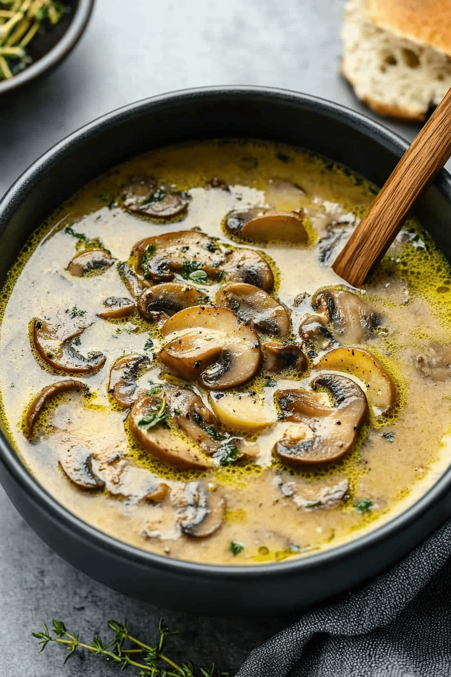 Creamiest Mushroom Soup