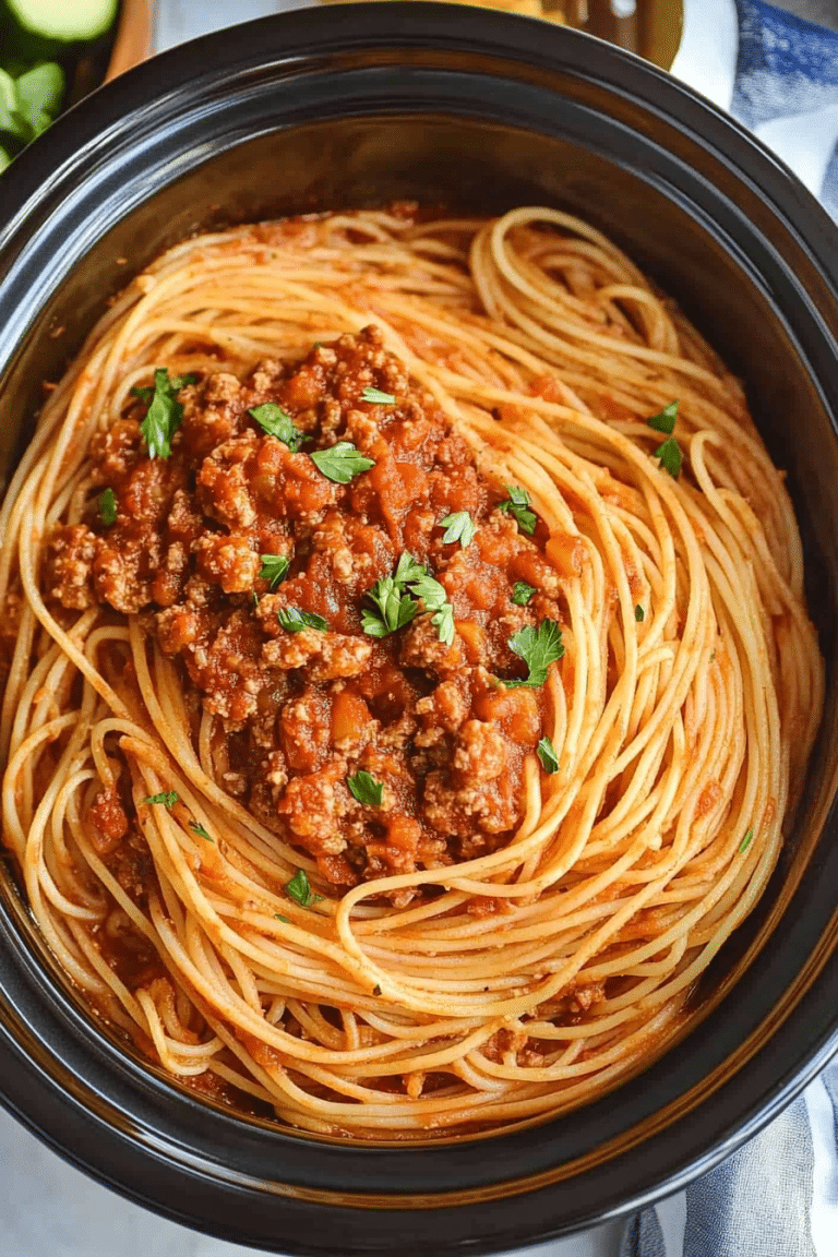 Crock-Pot Spaghetti