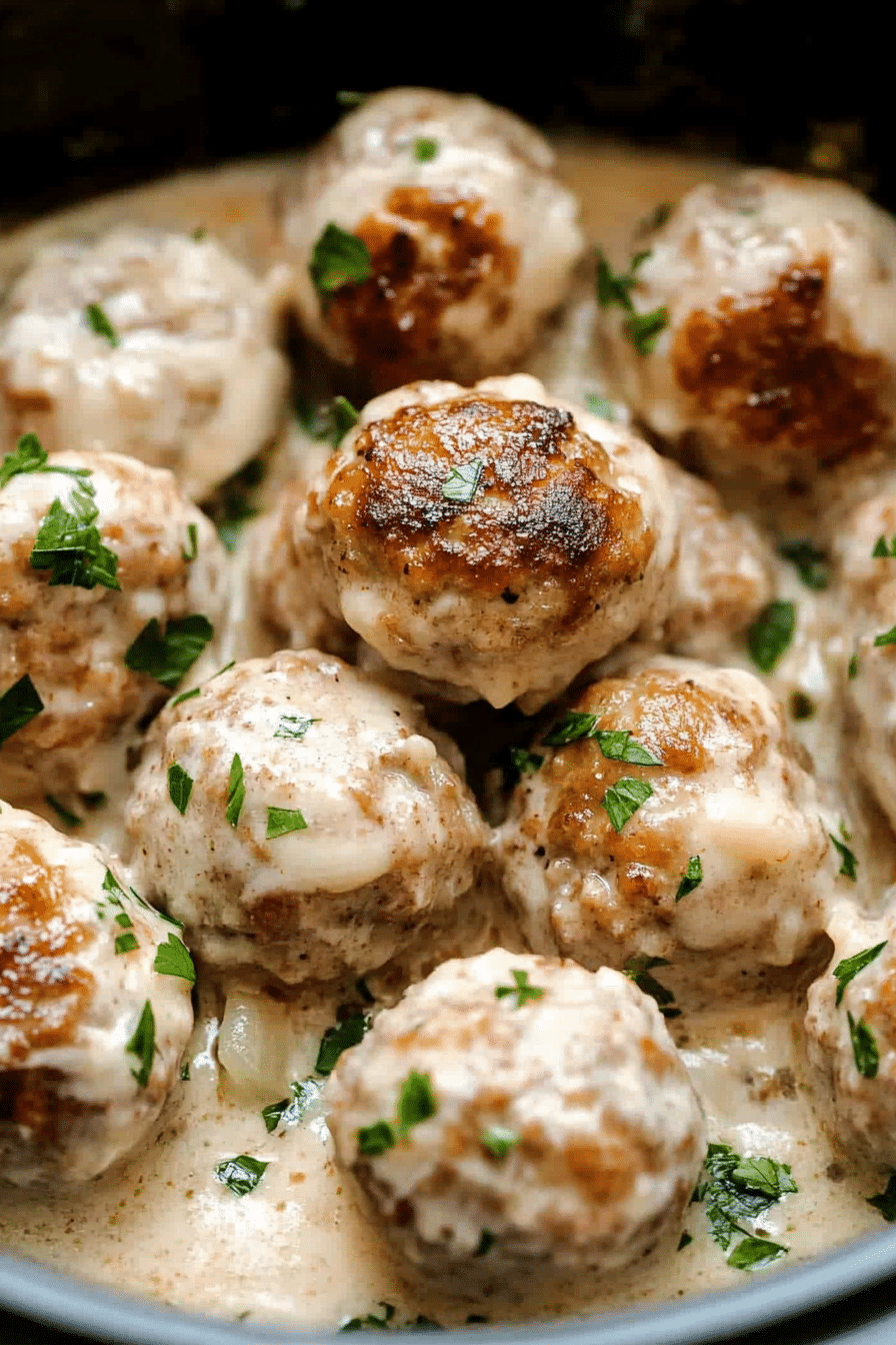Crockpot Swedish Meatballs