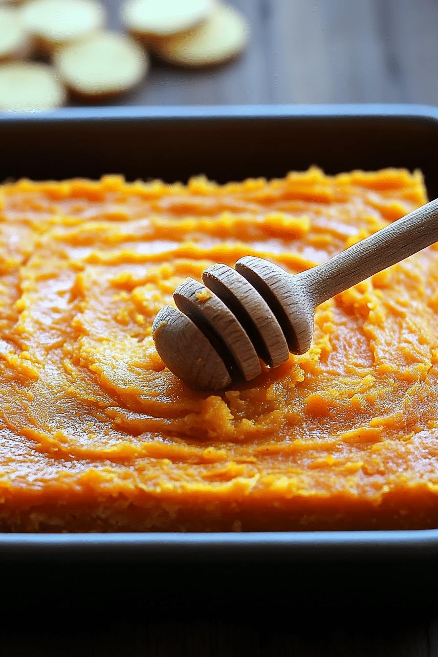 Honey Butter Sweet Potato Cornbread