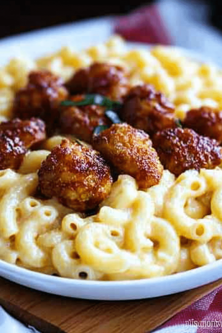 Honey Pepper Chicken Mac and Cheese