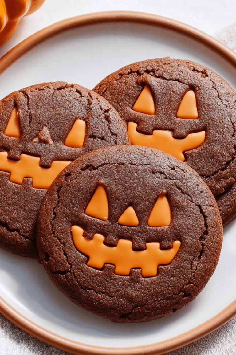 Jack-o'-Lantern Cookies