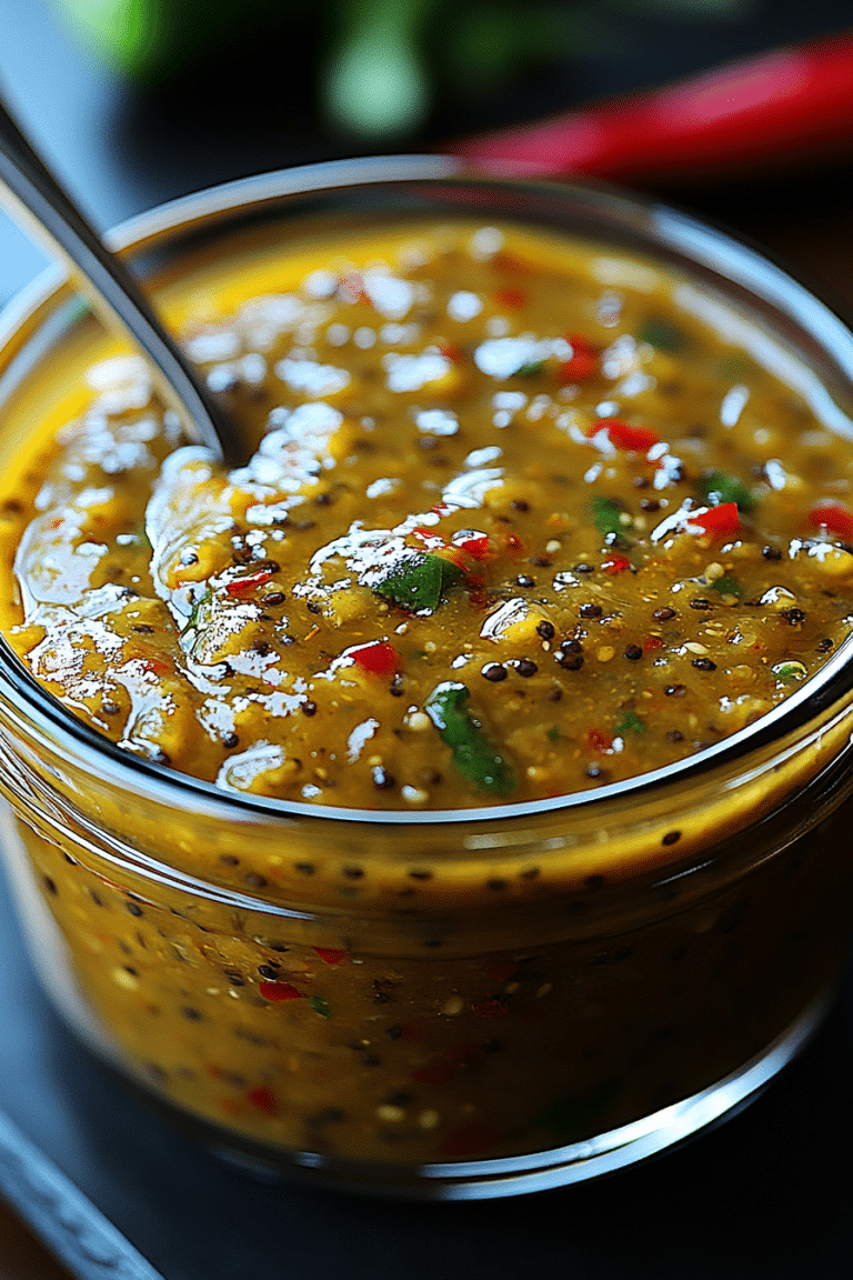 Jalapeno Honey Mustard Sauce