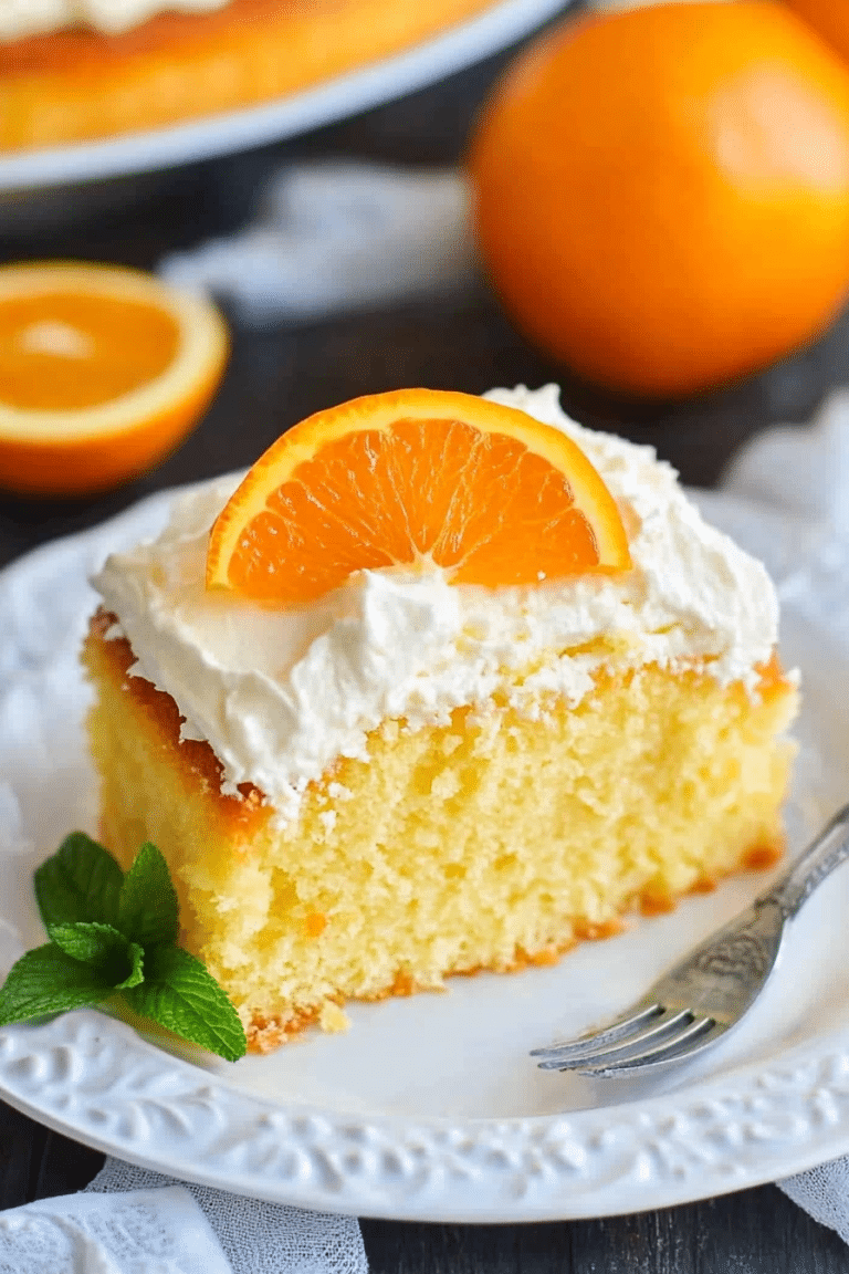 Mandarin Orange Cake Recipe