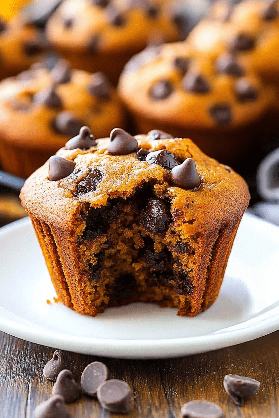 Pumpkin Chocolate Chip Muffins