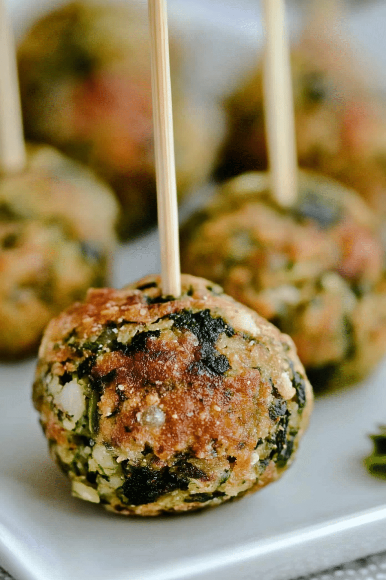 Spinach Balls Recipe