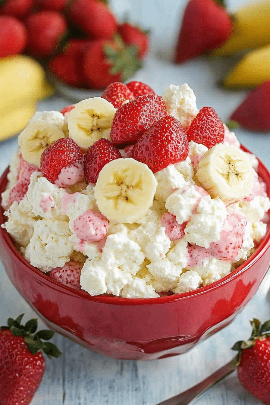 Strawberry Banana Fluff Salad Recipe