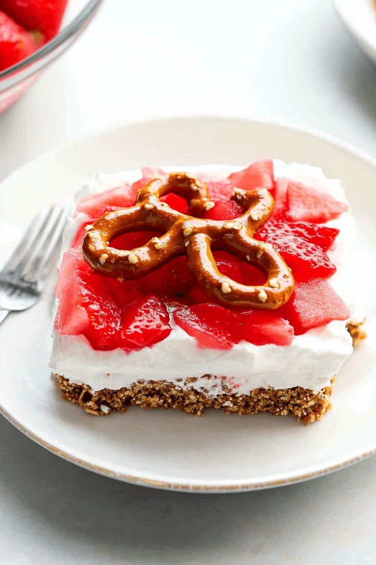 Strawberry Pretzel Salad