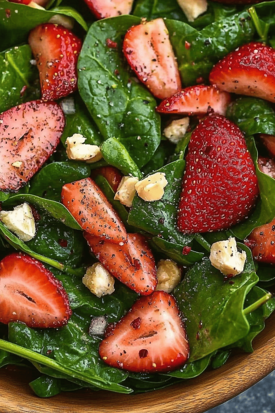 Strawberry Spinach Salad