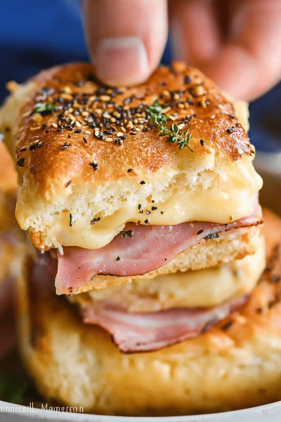 ham and cheese sliders