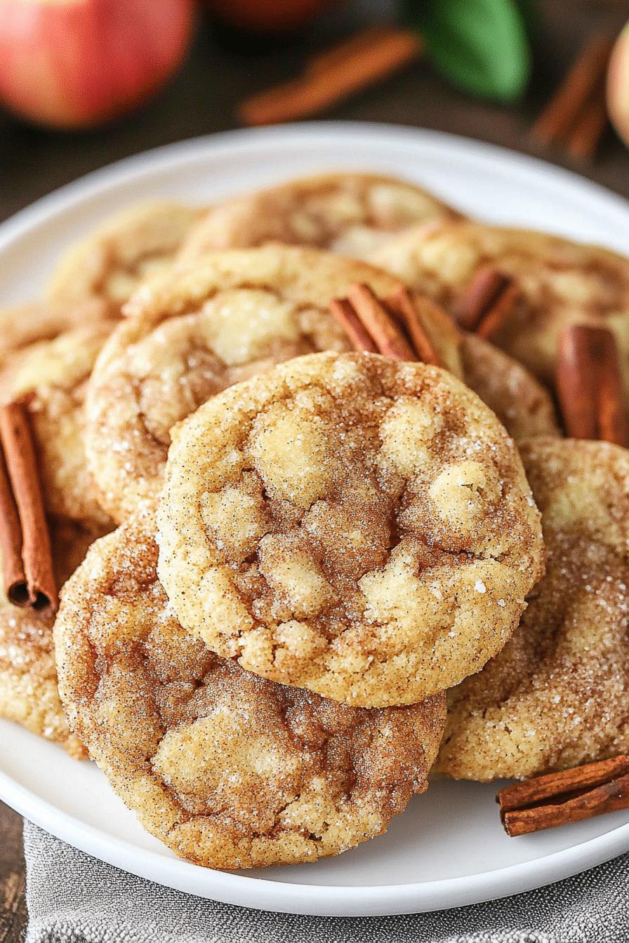 Apple cinnamon swirl cookies
