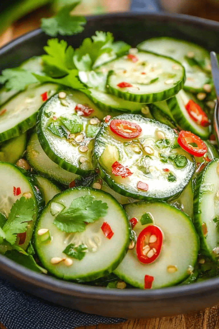 Asian cucumber salad